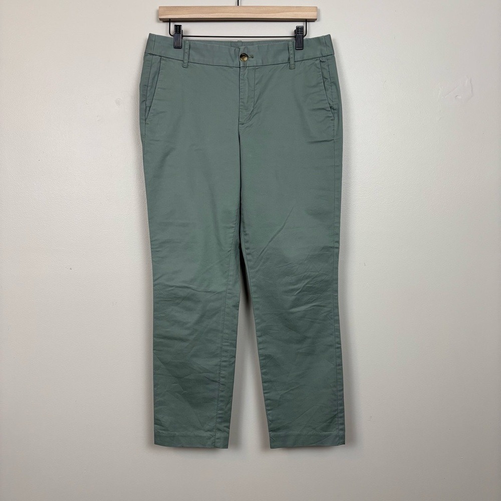 J. Crew Factory Pants 6 Cool Cyprus Laney Chino Stretch Mid Rise